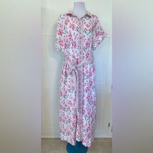 Crown & Ivy Floral Button-Up Shirt Dress XXL